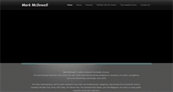Desktop Screenshot of markmcdowellartist.com