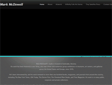Tablet Screenshot of markmcdowellartist.com